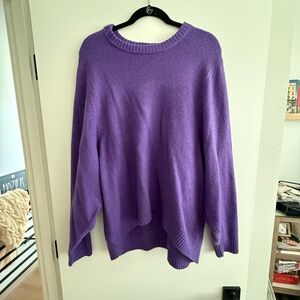 Double Zero Purple Tunic Sweater